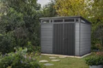 Abris de jardin gris anthracite CORTINA 97 en résine KETER 6m² – Image 2