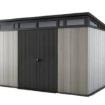 Abris de jardin ARTISAN 117 en résine KETER gris 7,4m²