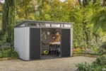 Abris de jardin ARTISAN 117 en résine KETER gris 7,4m² – Image 4