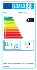 Poêle à bois 1-4 6 kW Bûches 36 cm - ADURO – Image 4