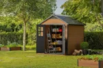 Abris de jardin NEWTON 757 marron en résine KETER 4,4m² – Image 5