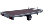 Remorque plateau 33630 Lider Roues dessous – 3.50 m – 1500 Kg – 1 essieu – Image 2