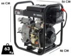 Motopompe diesel Blackstone BD-T 8000ES pour eaux sales avec raccords 80 mm – Euro 5