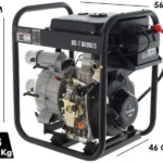 Motopompe diesel Blackstone BD-T 8000ES pour eaux sales avec raccords 80 mm – Euro 5