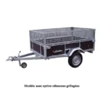 Remorque bois – Lider – 322 x 182 cm – PTAC 500 kg – Image 2