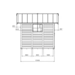 Abri de jardin en PVC 7,5m² DECO gris clair et blanc Grosfillex – Image 5