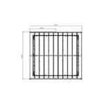 Abri de jardin en PVC 11,2m² DECO gris clair et blanc Grosfillex – Image 14