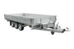 REMORQUE BENNE HYDRAULIQUE 3 ESSIEUX 400×200 UNITRAILER TASKER 400/3C 3500 KG – Image 5