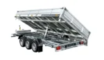 REMORQUE BENNE HYDRAULIQUE 3 ESSIEUX 400×200 UNITRAILER TASKER 400/3C 3500 KG – Image 3