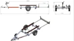 Remorque porte-bateau UNITRAILER JET ALU – PTAC 750 kg – Image 7