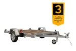 Unitrailer, Remorque porte-moto/quad pliable à timon, 750 kg – Image 4