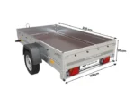 Remorque voiture simple essieu Unitrailer Garden Trailer 230 x 125 cm – Image 6