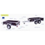 Remorques Lider 43450 - Double Essieux 750Kg (PTAC) – Image 3
