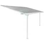 Toit de terrasse ajustable en aluminium laqué blanc 3,05×4,36m X-METAL – Image 5