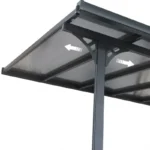 Toit de terrasse ajustable en aluminium laqué blanc 3,05×4,36m X-METAL – Image 7